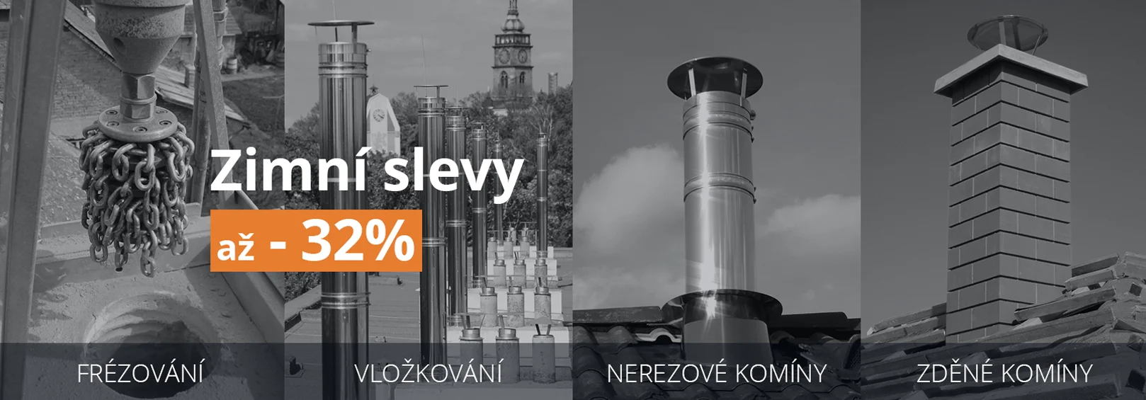 Zimní slevy - Komíny Pšenička